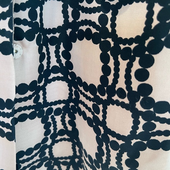 Marni - Pink (light rose) black geometric weave duster, jacket top size 6 - Picture 3 of 4